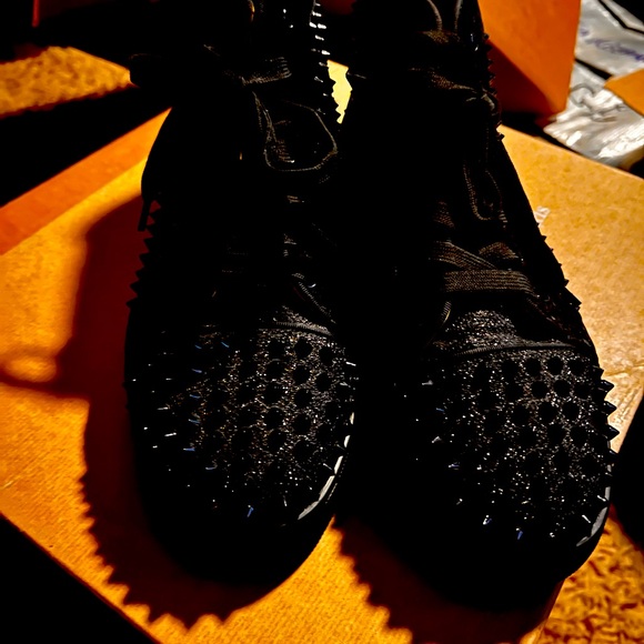 Christian Louboutin men’s spikes shoes